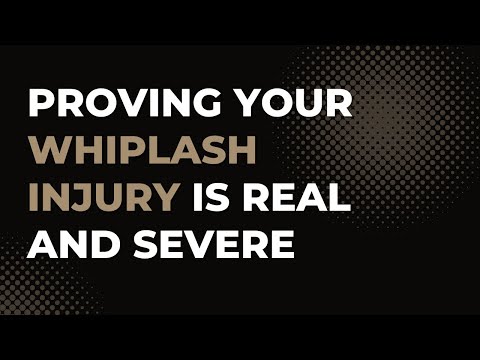 Proving Your Whiplash