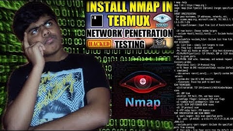 Install Nmap on any android device...