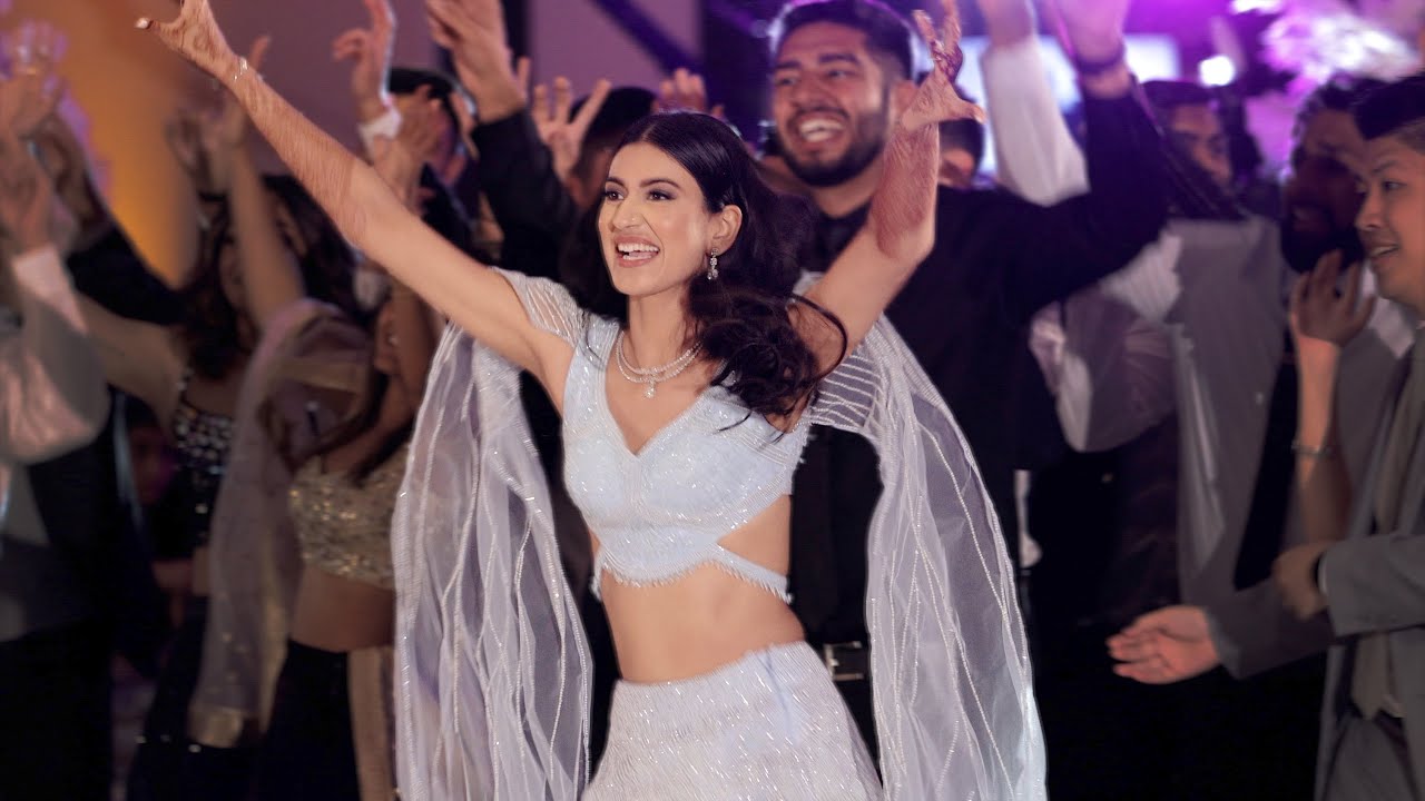 Bride Performs a Stunning Dance Performance   Indian Wedding at Baltimore Harborplace Hotel 4K