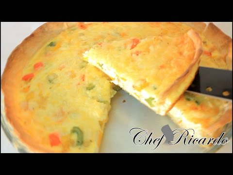 Vegetarian Quiche Recipes From Chef Ricardo Cooking-11-08-2015