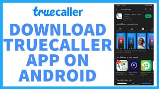 How To Download TrueCaller App on Android Device? Install TrueCaller Caller ID & Block Android App screenshot 4