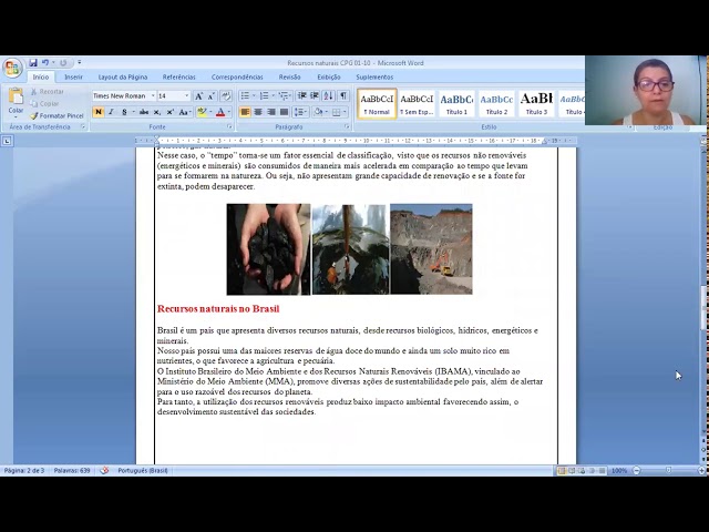 Aula de Ciências - Professora - Eliane Coelho Capítulo 09 RECURSOS NATURAIS 801