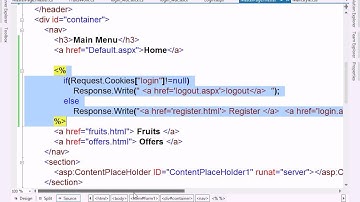 9 ASP NET Add Remember Me to Login and Show Links according the cookie, and logout