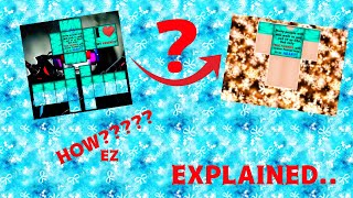 How to use a Showcase Template for clothing in Roblox..(Explained)
