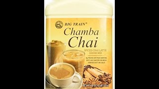 big train chamba chai spiced tea latte mix 4 pound