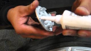 How to prevent your center caps from coming out of your wheels.