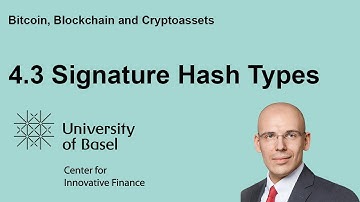 Signature Hash Types - Bitcoin, Blockchain and Cryptoassets
