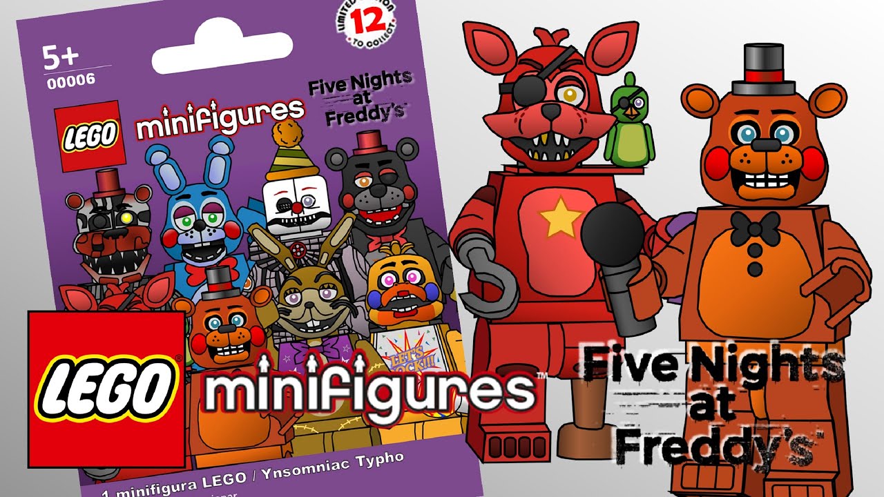 sovjetisk Indtil En sætning Lego Five Nights at Freddy's PART 2 - Custom Minifigures || Ynsomniac Typho  - YouTube