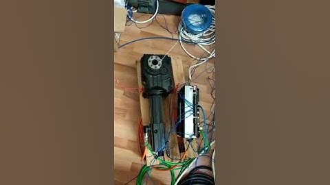 SEW MDX61B servo sürücü programlama