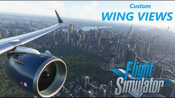 Custom Wing Views for Microsoft Flight Simulator 2020 | Save any view you want | Easy Tutorial
