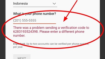 There was a problem sending a verification code to please enter a different phone number YouTube