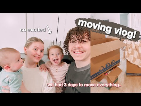 MOVING VLOG: packing up our old apartment and getting ready to move!