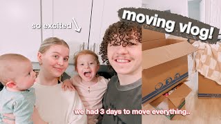 MOVING VLOG: packing up our old apartment and getting ready to move!