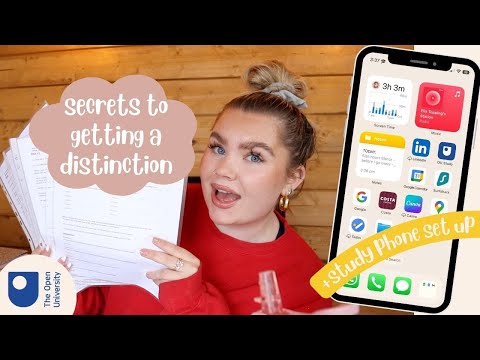 HOW TO PREPARE FOR A NEW YEAR at the Open University | Complete set up (planner, folder & phone) ❤️