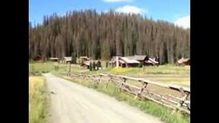 A Look Around Brooks Lake Lodge Dude Ranch on a Beautiful Summer Day