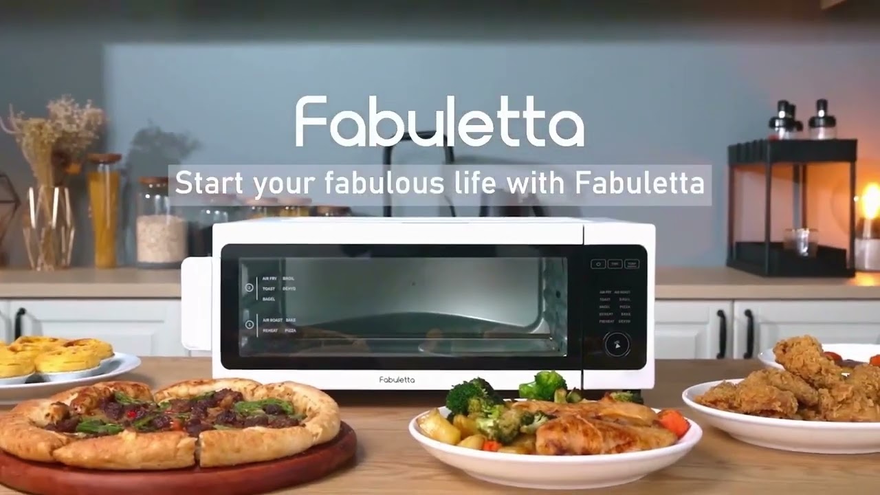 Fabuletta 10-in-1 Air Fryer Toaster Oven Combo