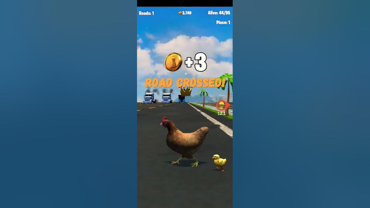 chiken royal game road crossing #trendingshorts #youtubeshorts - YouTube
