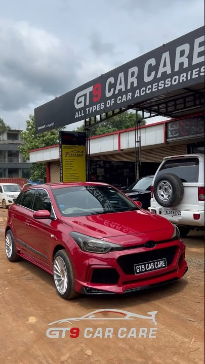 Custom bodykits installed in Hyundai i20 sports#recentwork #allournewworkisout #i20 #gt9carcare #cpy