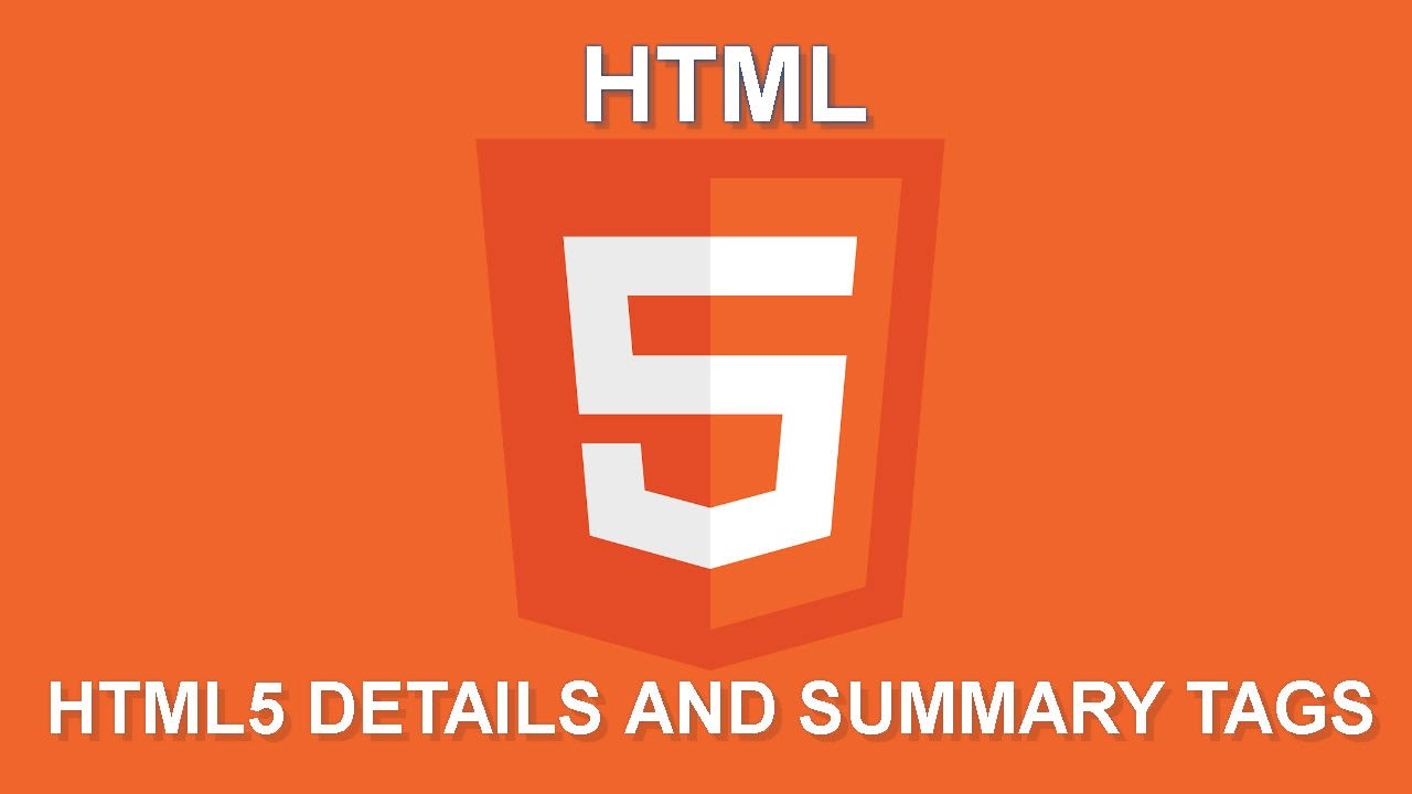 Lesson 12 HTML5 Details and Summary Tags - YouTube