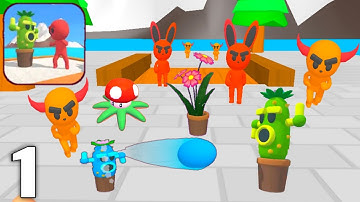 Plant N Attack - Gameplay Walkthrough Part 1 All Levels (Android & iOS)