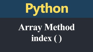 index Method in Python (Hindi)