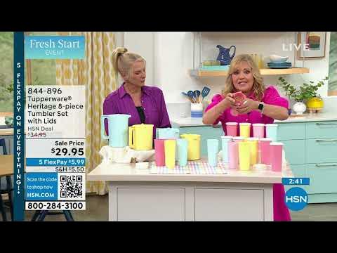 Tupperware® Heritage 8-piece Tumbler Set with Lids - 21036628