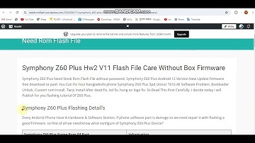 Symphony Z60 Plus Firmware 100% Tested Without Box File