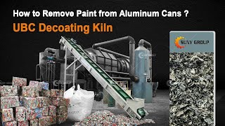 UBC Aluminum Cans Decoating Machine