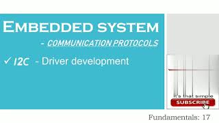 I2c programming driver development 1