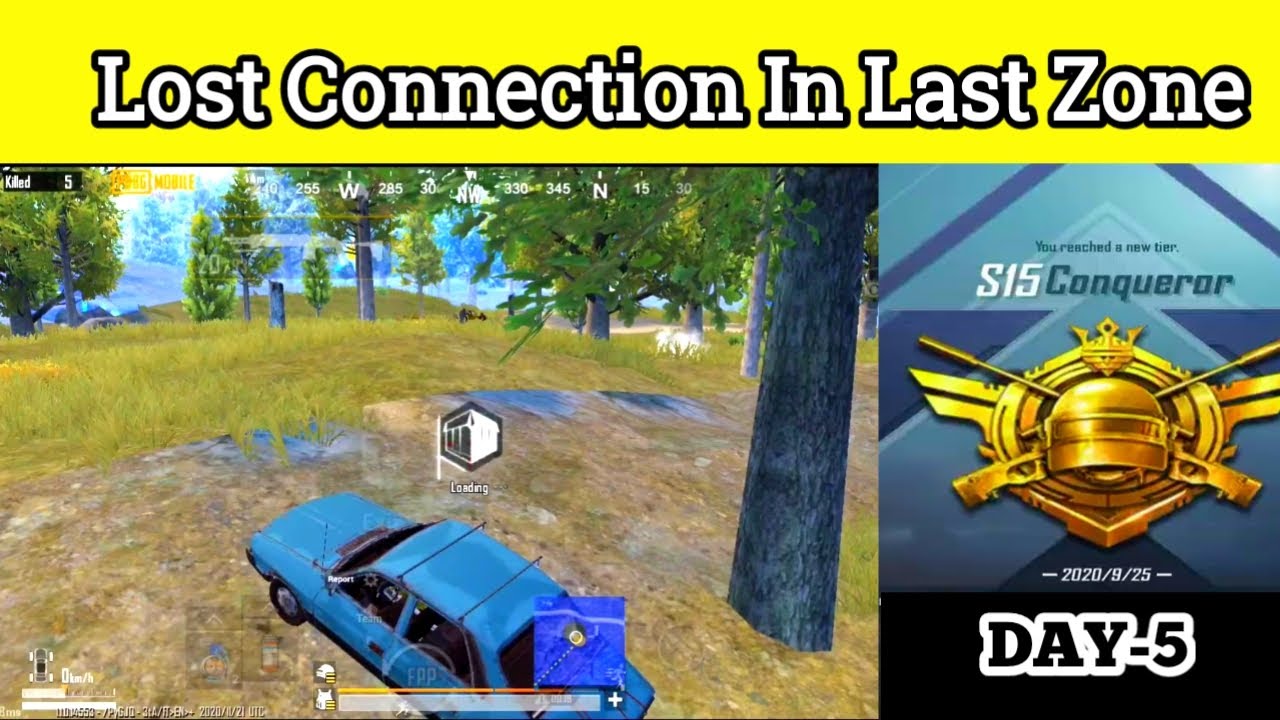 Day-5 Lost Connection In Last Zone Pubg Mobile Solo Tpp Rank Push