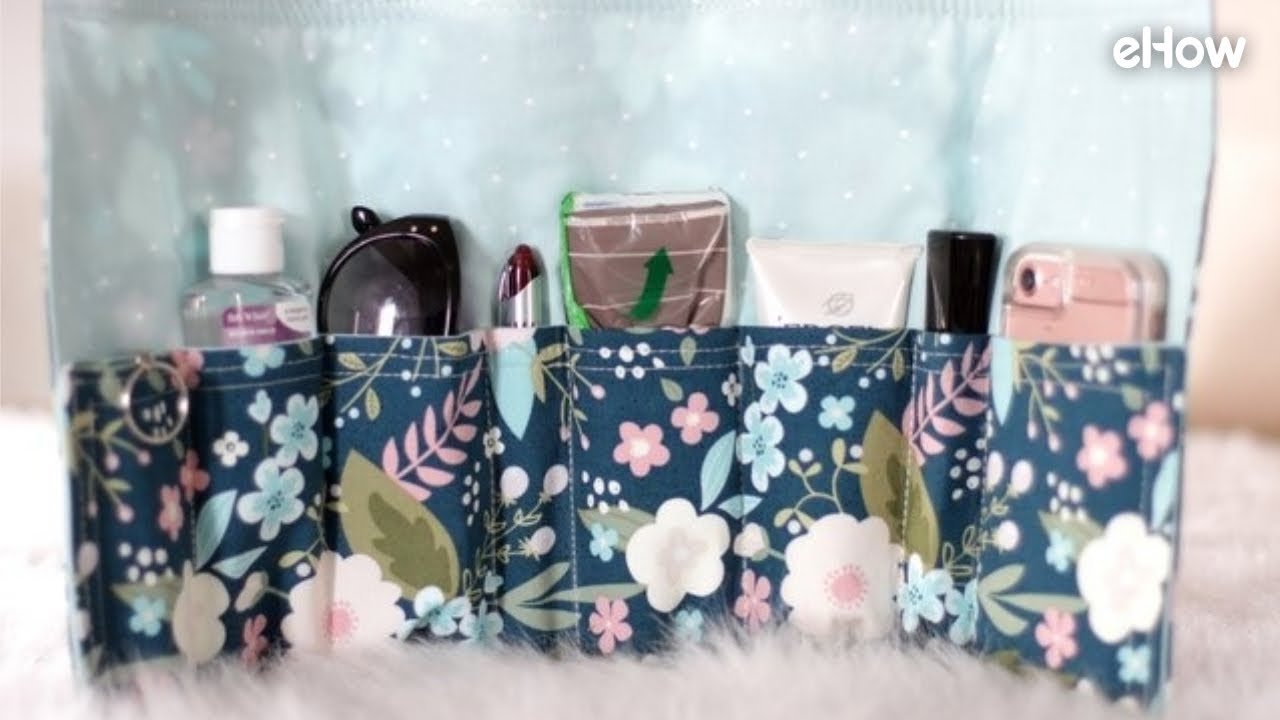 How to sew a large purse tote bag organizer - Sewspire