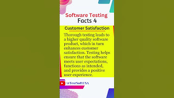 Software Testing Facts Customer Satisfaction | TestSoftUSA #shorts #bug
