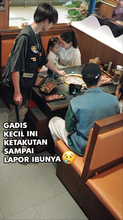 Anak ketakutan lihat pria bertato