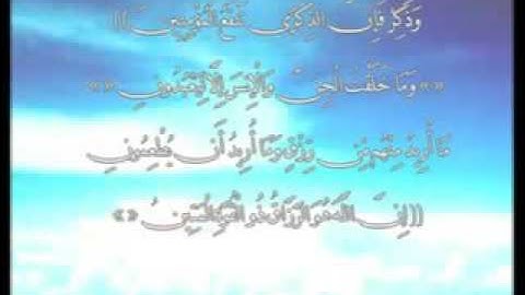 وما خلقت الجن والإنس إلا ليعبدون تلاوة جميلة الشيخ ياسر الدوسري