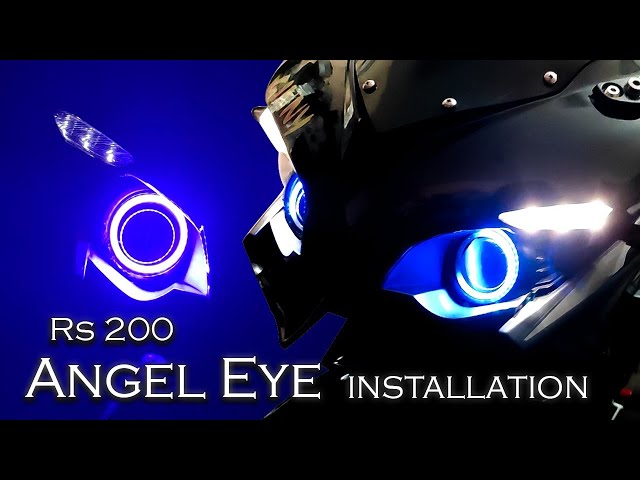 Best modifications PULSAR RS200 Ring light 🔥 light modifications in R15 V4  😍 RS200 ring light 💕 - YouTube