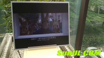 transflective LCD monitor display sunlight readable screen high brightness TV