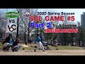 SBL 2020 Spring Season Game #5, Highlights Part 2. [3 ~ 4 Innings] WOLFHOUND VS BOC [April 04, 2020]