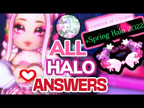 2022 HALO ANSWERS ❤️ ALL 16 Valentines Fountain Halo Story Answers To Win Royale High SPRING HALO 💖