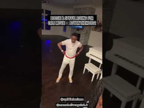 Boosie & Spiffie Luciano Rehearsing For Cali Movie