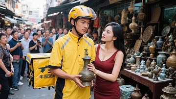 [Multi SUB] （全集）被人看不起的送外卖穷小子，居然拥有透视眼超能力，随便挑选的古董就价值千万，还被美女主动搭讪！#最火短剧推荐 #短剧全集 #精彩大陆短剧