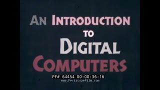 REMINGTON RAND UNIVAC  INTRODUCTION TO DIGITAL COMPUTERS  1960s MAINFRAME COMPUTING FILM  64454