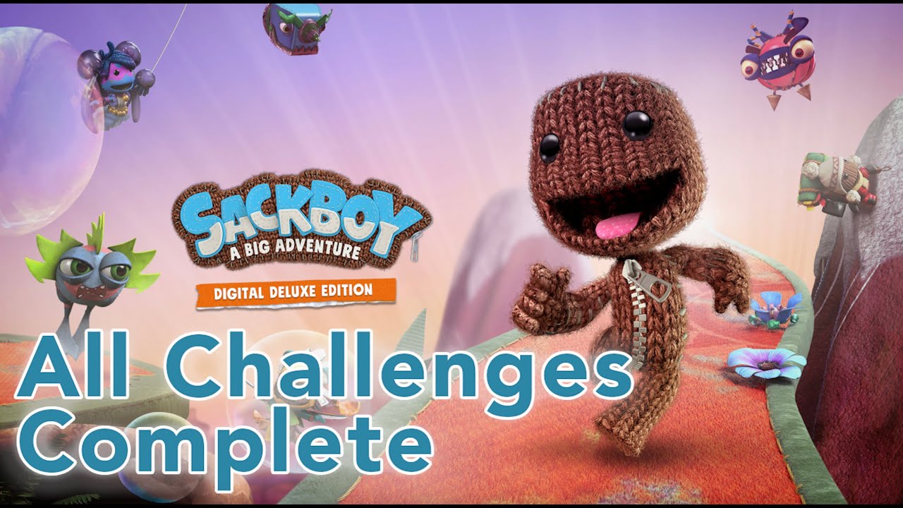 Sackboy A Big Adventure: All Challenges Completed
