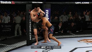 Dominick Cruz vs Demetrious Johnson | UFC Live: Cru vs Johnson | UFC 3 Gameplay