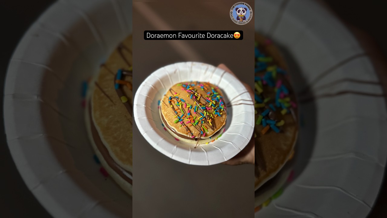 Doraemon Favourite Dora cake😍 #disney #doremon #shorts #surat #streetfood