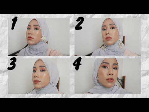 EARRINGS WITH HIJAB TUTORIAL | 4 Earrings Styles | WITHOUT SHOWING YOUR EAR