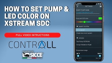 How To Organize Your Sicce XStream SDC using The Pump & LED Feature (CONTRALL APP)