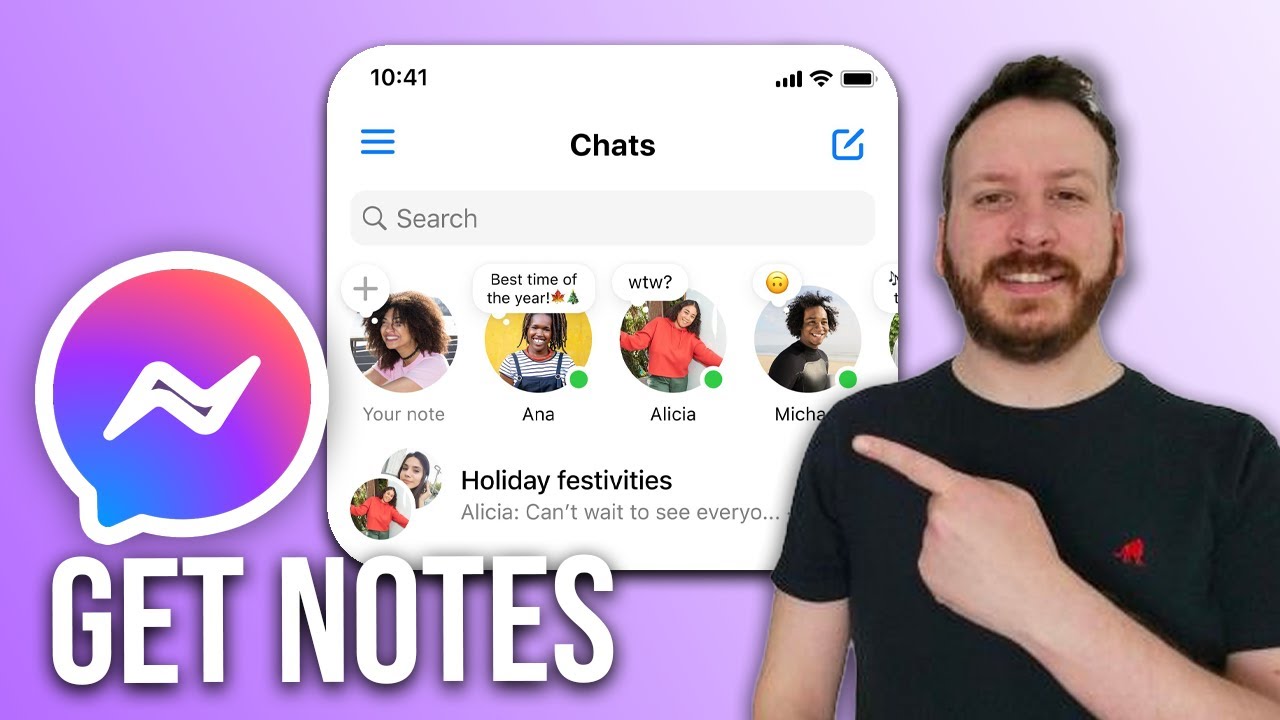 Work Notes Messenger How To Get Notes On Messenger - YouTube
