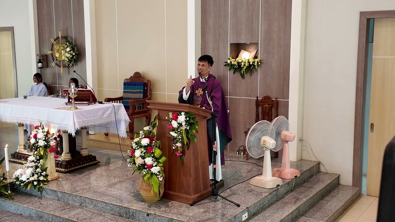 วัดโนนเพ็ก พระวรสารและบทเทศน์มิสซาอาทิตย์ที่ 1 เทศกาลมหาพรต ปี A (2026)