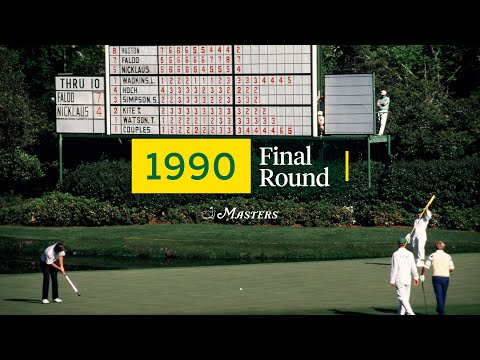 1990 Masters Tournament Final Round Broadcast