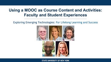 Using a MOOC as Course Content and Activities: Faculty and Student Experiences (1 hr.)